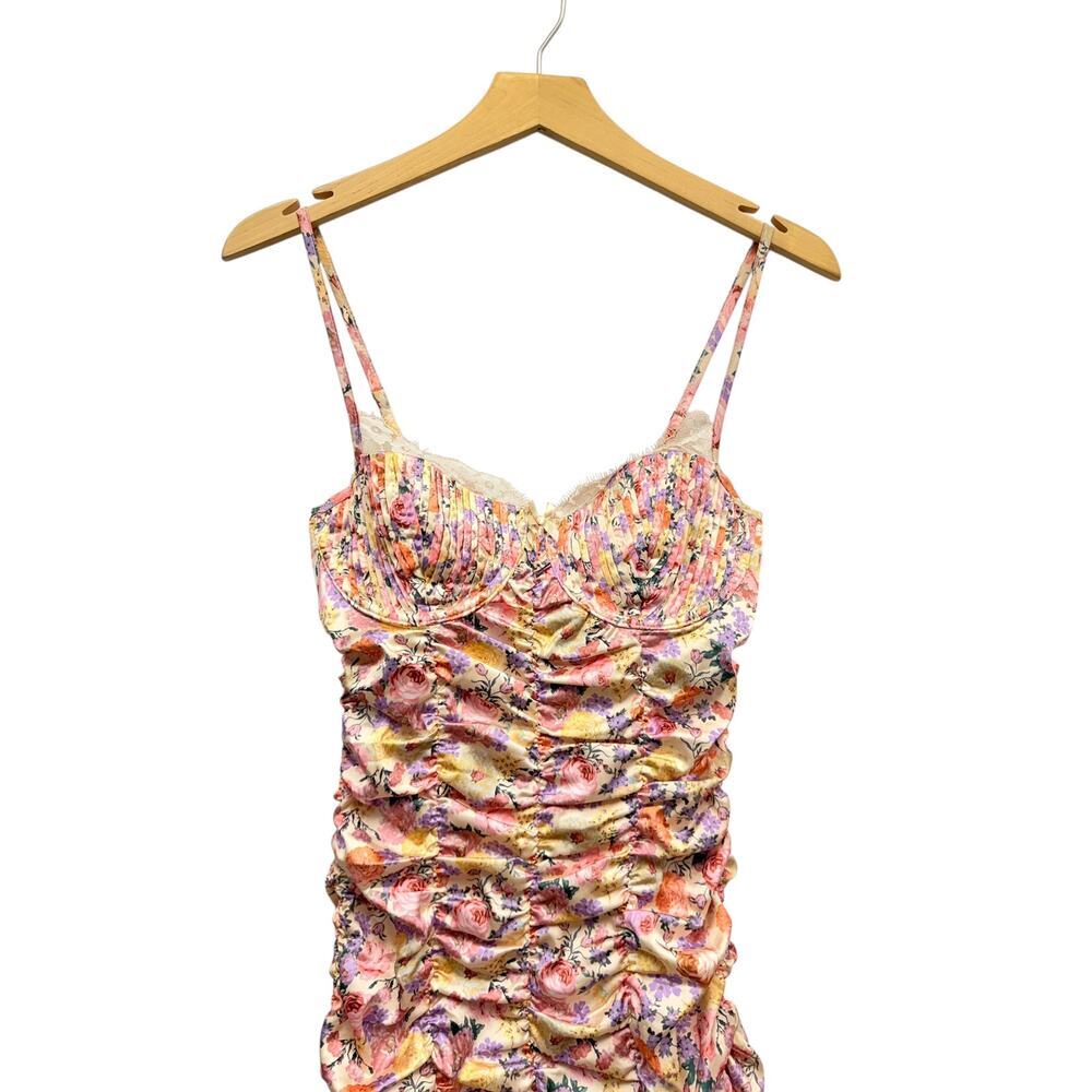 Gardenia For Love & Lemons Floral Slip Dress. - Picture 6 of 8